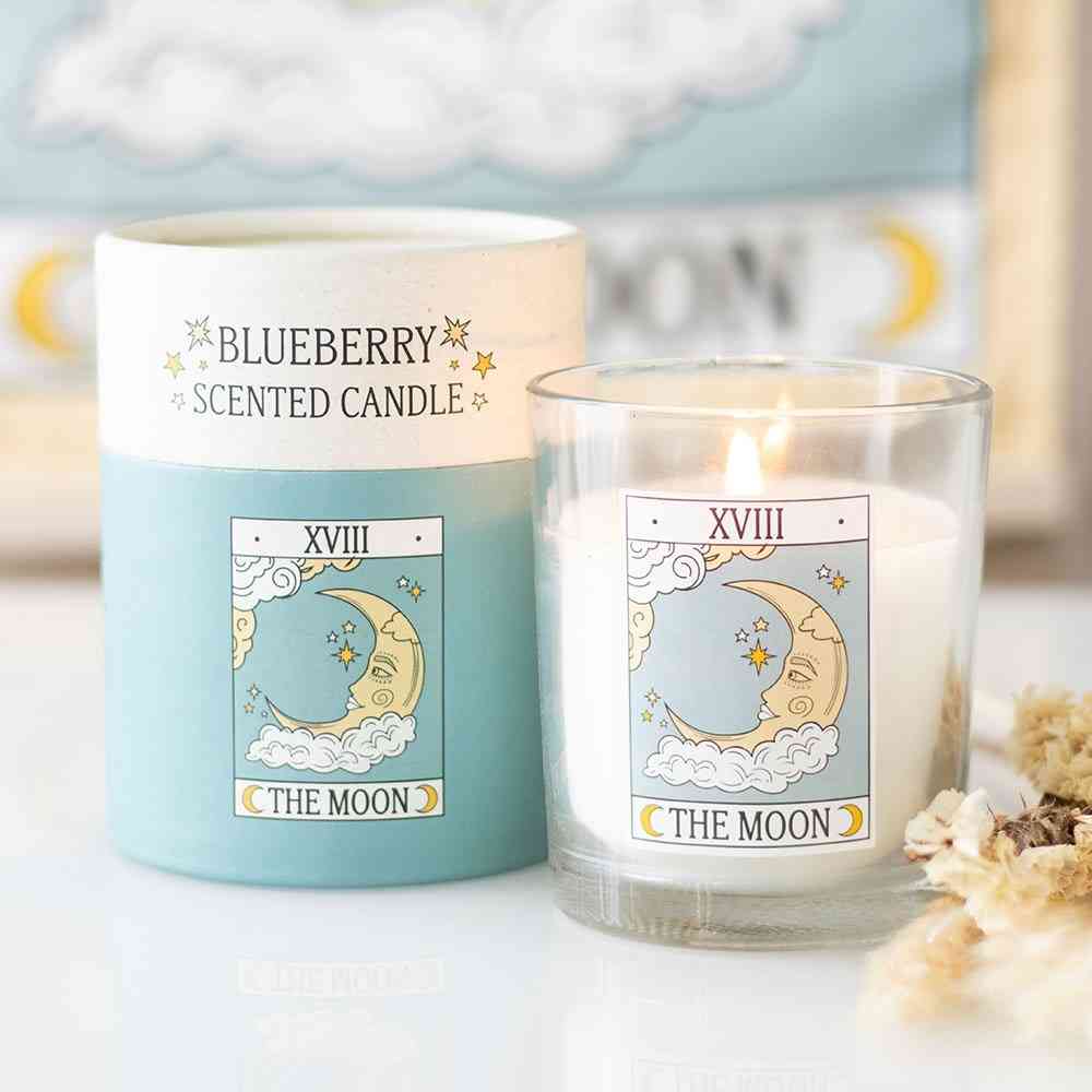 Something Different - The Moon Vintage Tarot Vanilla Scented Candle - Multicolours
